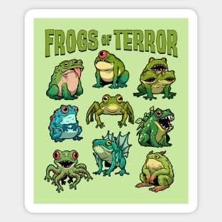 Frogs of Terror Magnet